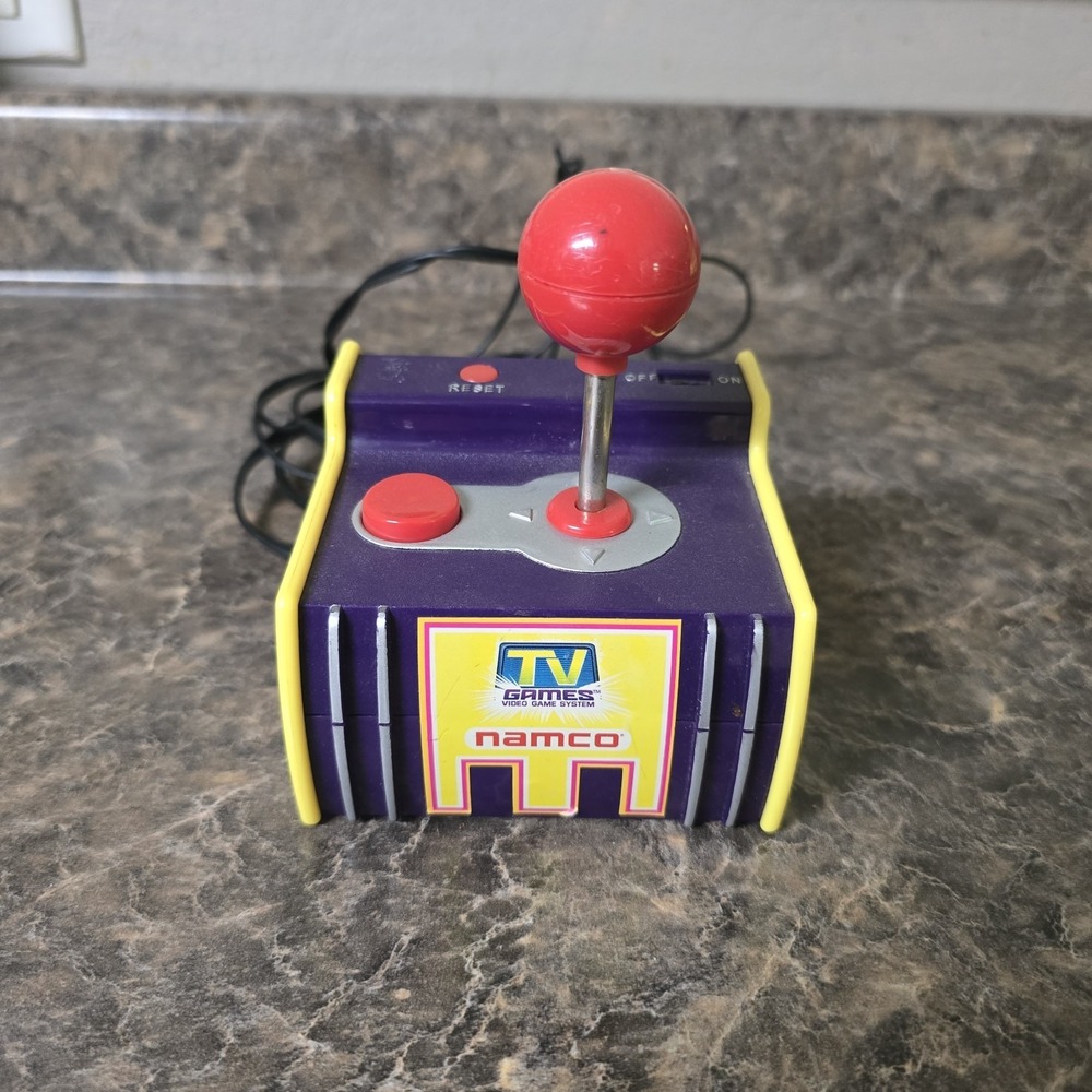 Vintage Namco 2003 Plug 'n Play TV Games System JAKKS Pacific TESTED WORKING